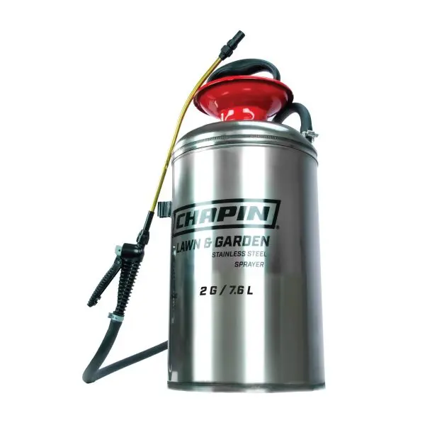 Chapin 31440 2 Gallon Stainless Steel Lawn & Garden Hand Pump