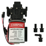 Chapin 6-9138 2.5 GPM, 60 PSI Self-Priming Diaphragm Water Pump top parts