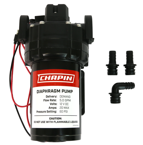Chapin 6-9216 5 GPM, 60 PSI Self-Priming Diaphragm Pump - Chapin