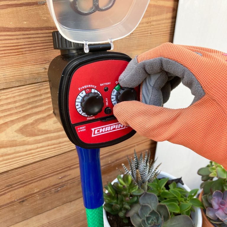 Adjusting dial on Chapin 41011 water timer