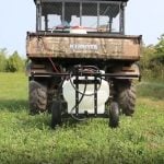 Chapin 97761E Mixes on Exit 25 Gallon ATV Sprayer in field