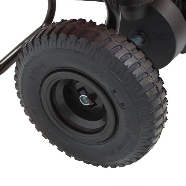 Chapin 8001A 70 Pound Residential Lawn Push Spreader tire