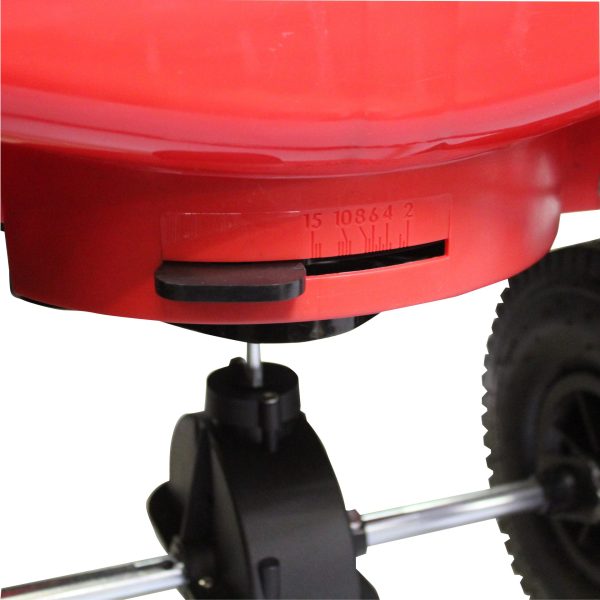 Chapin 81000A 80 Pound Residential Turf & Fertilizer Broadcast Spreader spread control