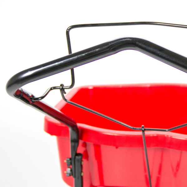 Chapin 8200A 80 Pound Residential Turf Push Spreader handle and bail