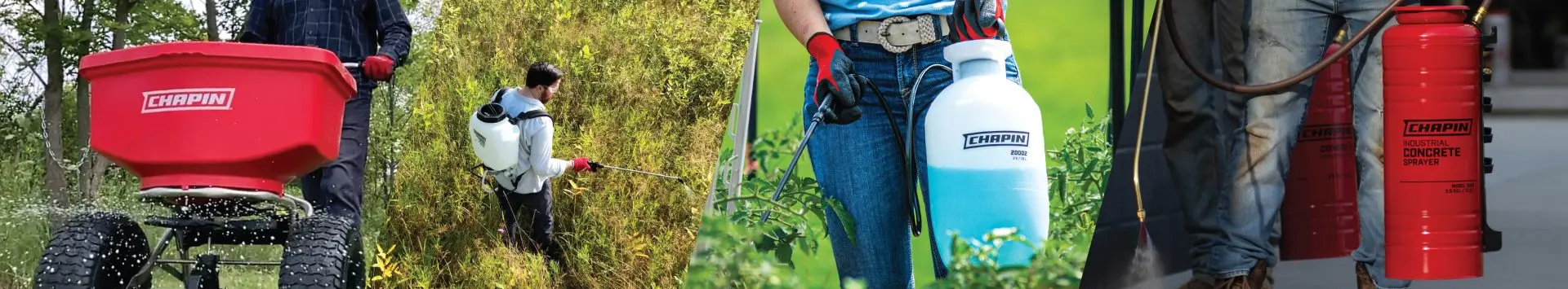 Chapin products hero banner