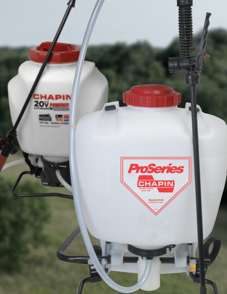 Chapin backpack sprayers old logos