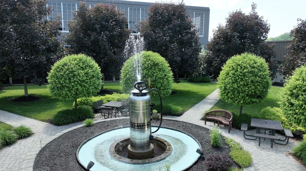 Chapin courtyard with fountain