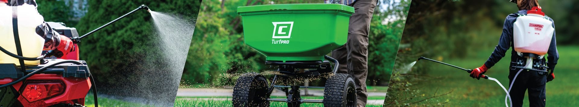 Professional Landscaping and Lawn Turf Spreaders By Chapin - Turf and Salt spreaders