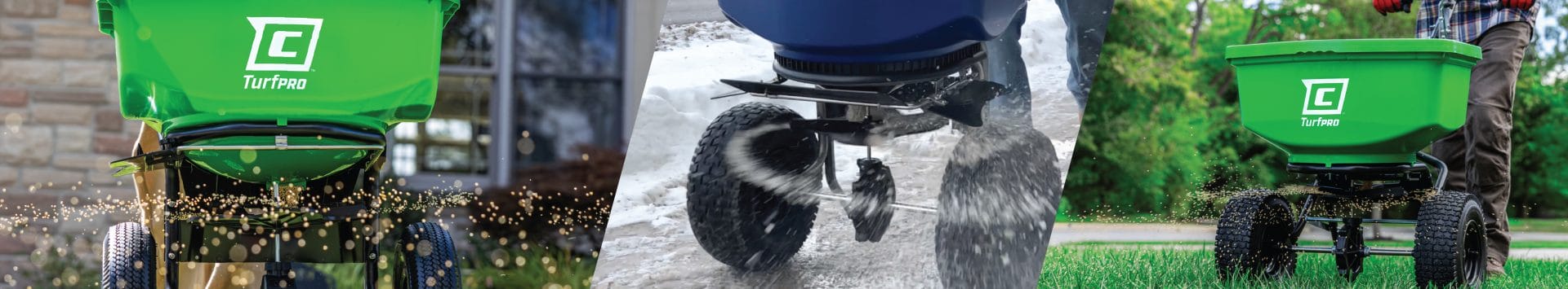 Professional Landscaping and Lawn Turf Spreaders By Chapin - Turf and Salt spreaders