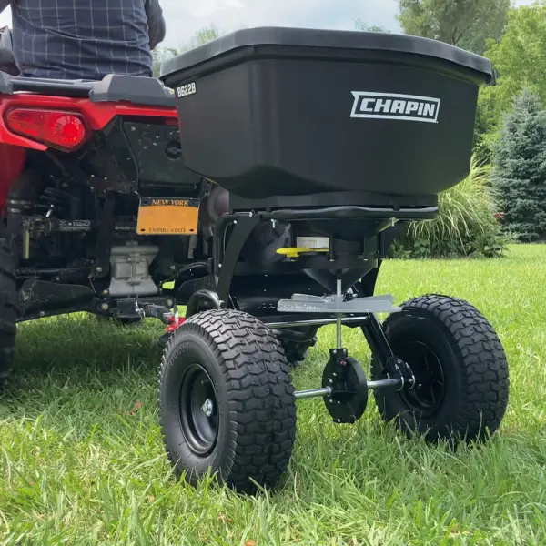 Chapin AutoStop Tow Behind Professional Landscape Spreader