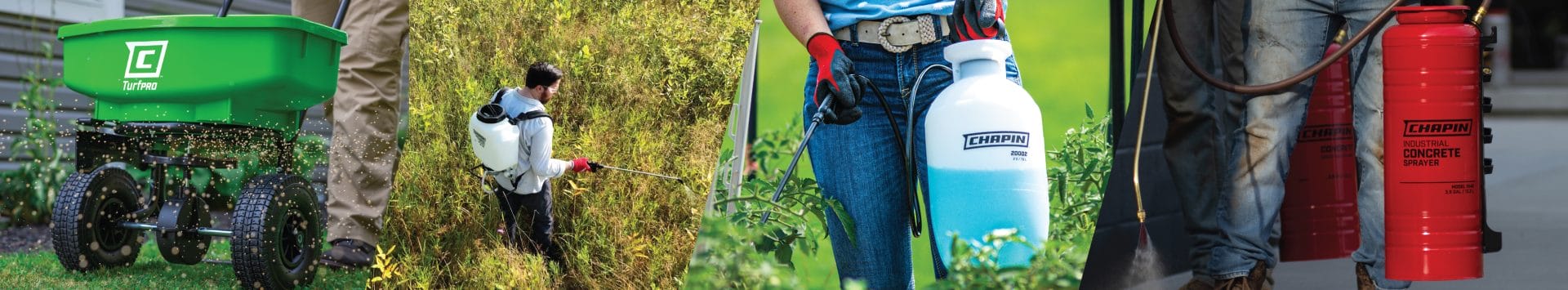 Chapin sprayers, spreaders, lawn care equipment
