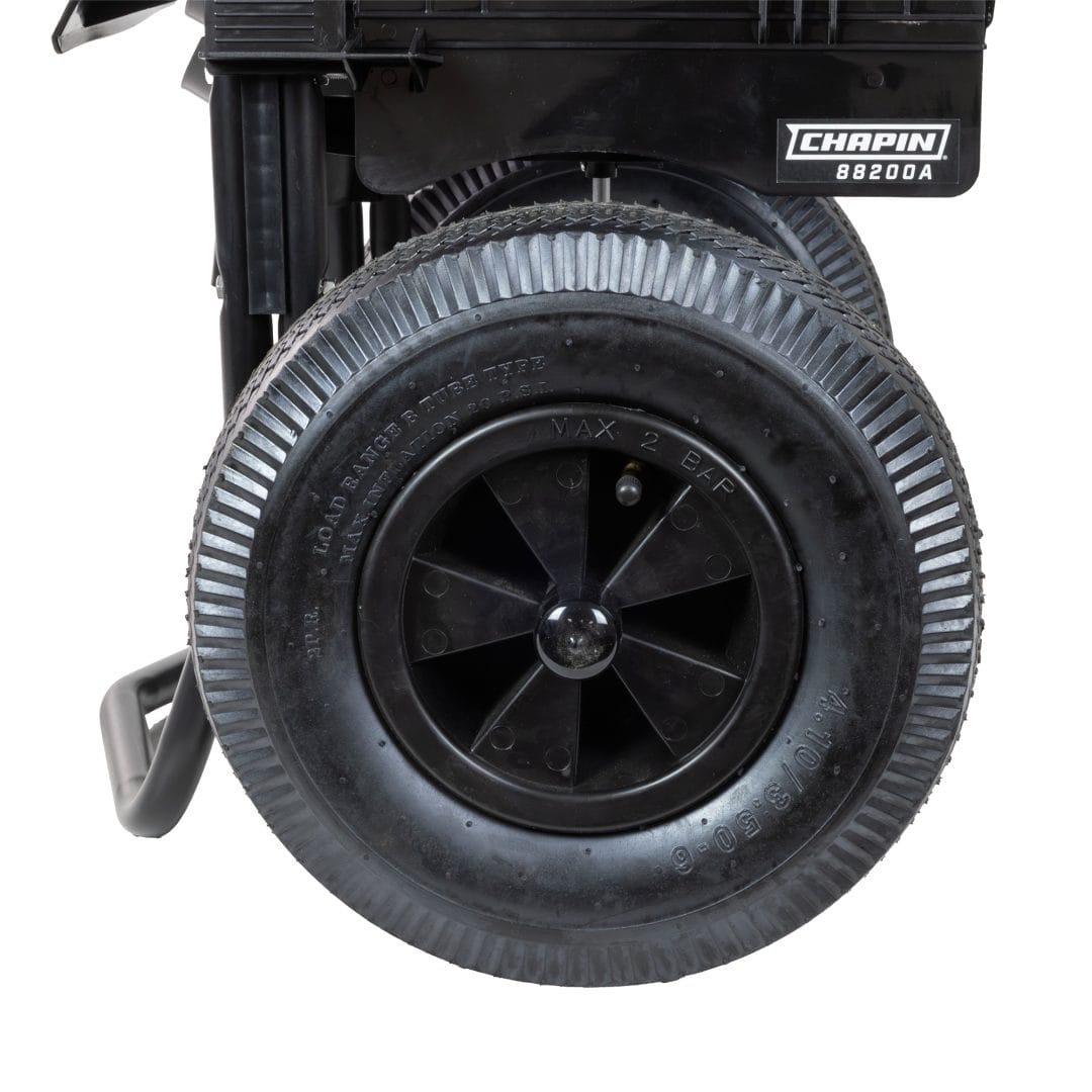 88200A-6 chapin 882000A residential home ice melt salt spreader pneumatic spreader tires