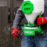 Chapin 8700G chest spreader spreading fertilizers