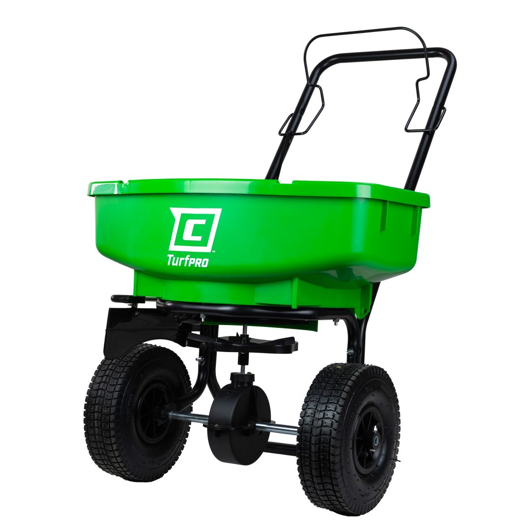 89000A-left 89000A 80 lb Residential TurfPro Spreader