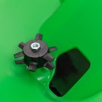 89003A 70 lb Residential TurfPro Spreader gate opening and agitator