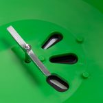 89400C 100 lb Contractor Stainless Steel TurfPro Spreader gate opening and agitator