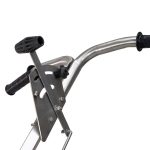 89400C 100 lb Contractor Stainless Steel TurfPro Spreader handle and gate adjustment