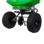89400C 100 lb Contractor Stainless Steel TurfPro Spreader tires and gearbox