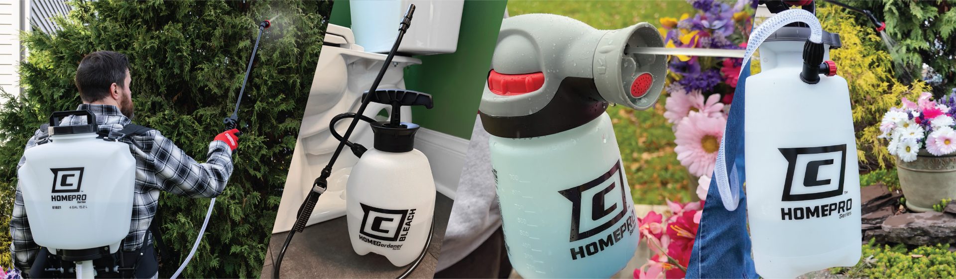 Walmart Exclusive - HomePro and HomeGardener sprayers and backpack sprayers for lawn and garden and professional use
