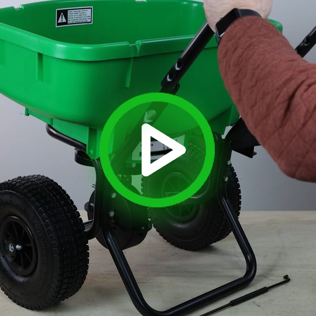 Chapin 89000A residential turf spreader TurfPro assembly video graphic