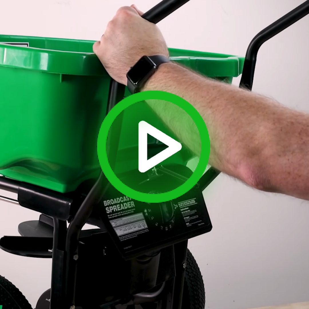 Chapin 89200A residential turf spreader TurfPro assembly video graphic