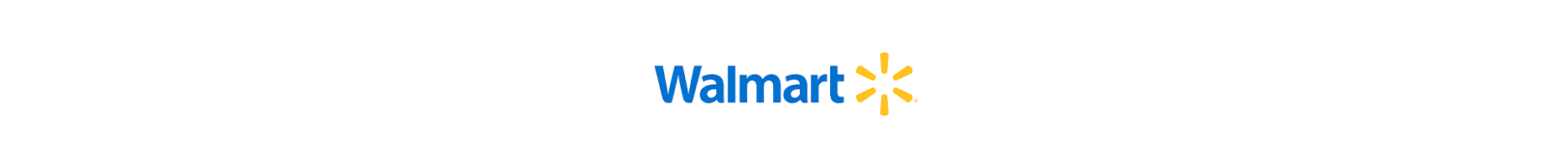 Walmart logo banner