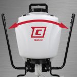 Chapin 61800 YardPro backpack sprayer for pest killers, weed control, cleaning, and fertilizers - positionable pump handle - left or right